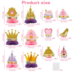 ArowlWesh princess honeycomb carriage table decor for a fairy-tale setting