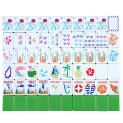Arrowbash 160-piece American Mahjong tiles for quick setup and easy play.