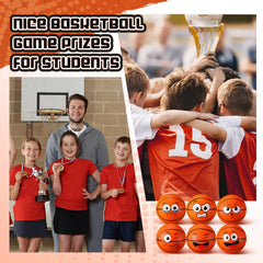 Arrowbash basketball stress ball with a surprised face aids focus during study breaks.