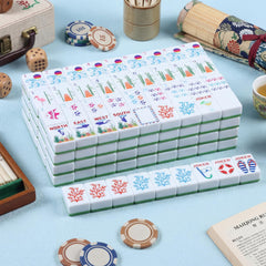Arrowbash portable Mahjong set is easy to carry for travel games.