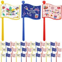 Arrowbash Purim Gragger multi-color pack ready for festive Purim celebrations.