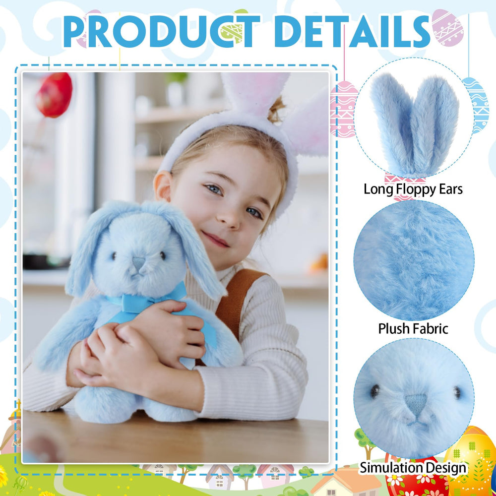 Arrowbash soft PP cotton bunny plush with gentle fur for bedtime companions.