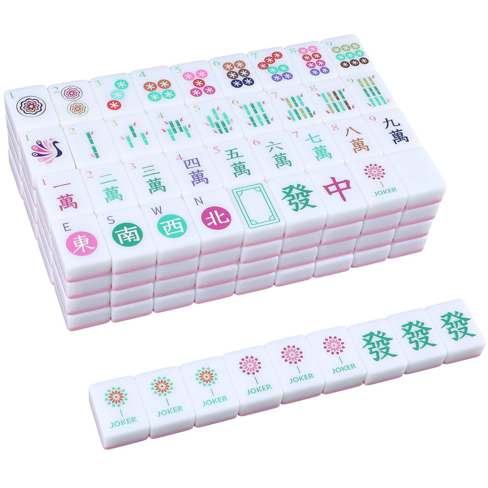 Arrowbash winds, dragons, and flowers tiles provide complete mahjong variety