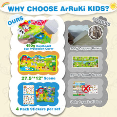 ArRuKi KIDS dry erase marker in use for reusable play