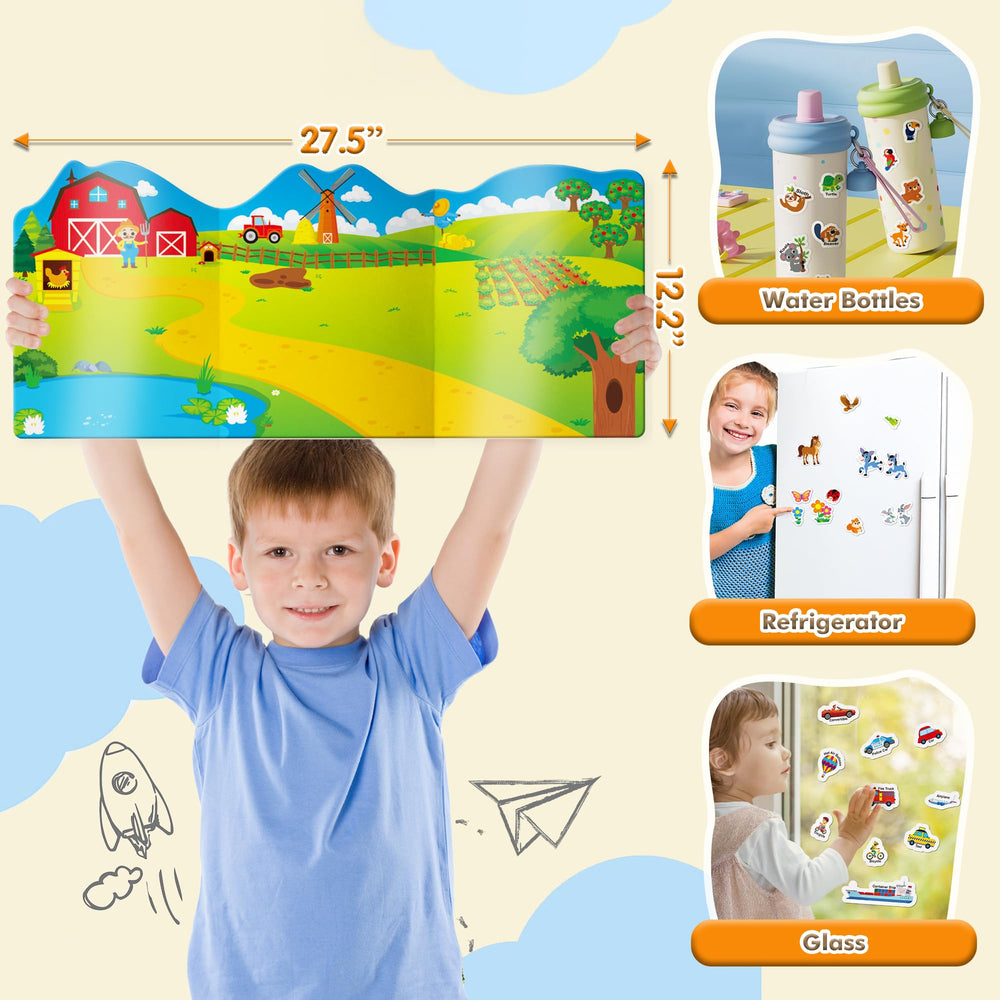 ArRuKi KIDS durable cardstock pages with rounded corners