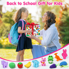 Arscniek treasure box erasers entice kids to collect and trade.