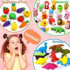 Arscniek cupcake take-apart eraser combines fun and motor practice