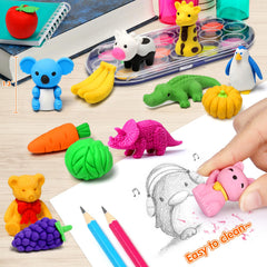 Arscniek ship take-apart eraser prompts creative puzzle play