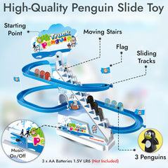 ARSUK Penguin Race Coaster System supports safe, engaging hands-on exploration.