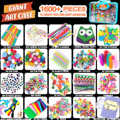 Art with Smile 1600+ pieces box, supports dozens of DIY projects
