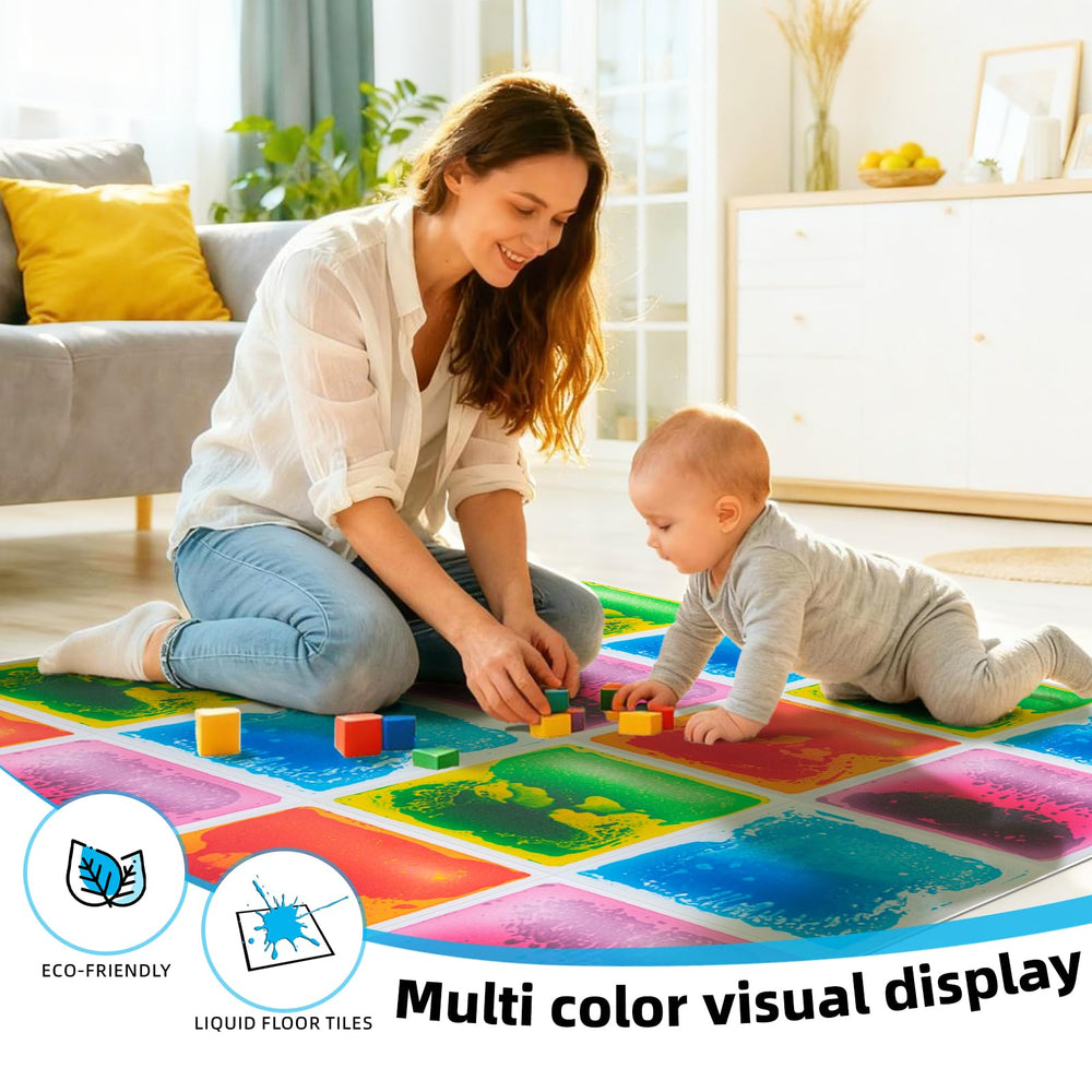 Art3d non-toxic liquid tiles safe for children's play spaces.