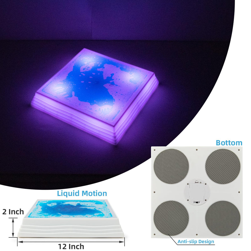 Art3d motion tile reacts to touch, sound, and vibration for play.