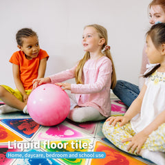 Art3d triangle liquid sensory tile easy placement for flexible room layouts.