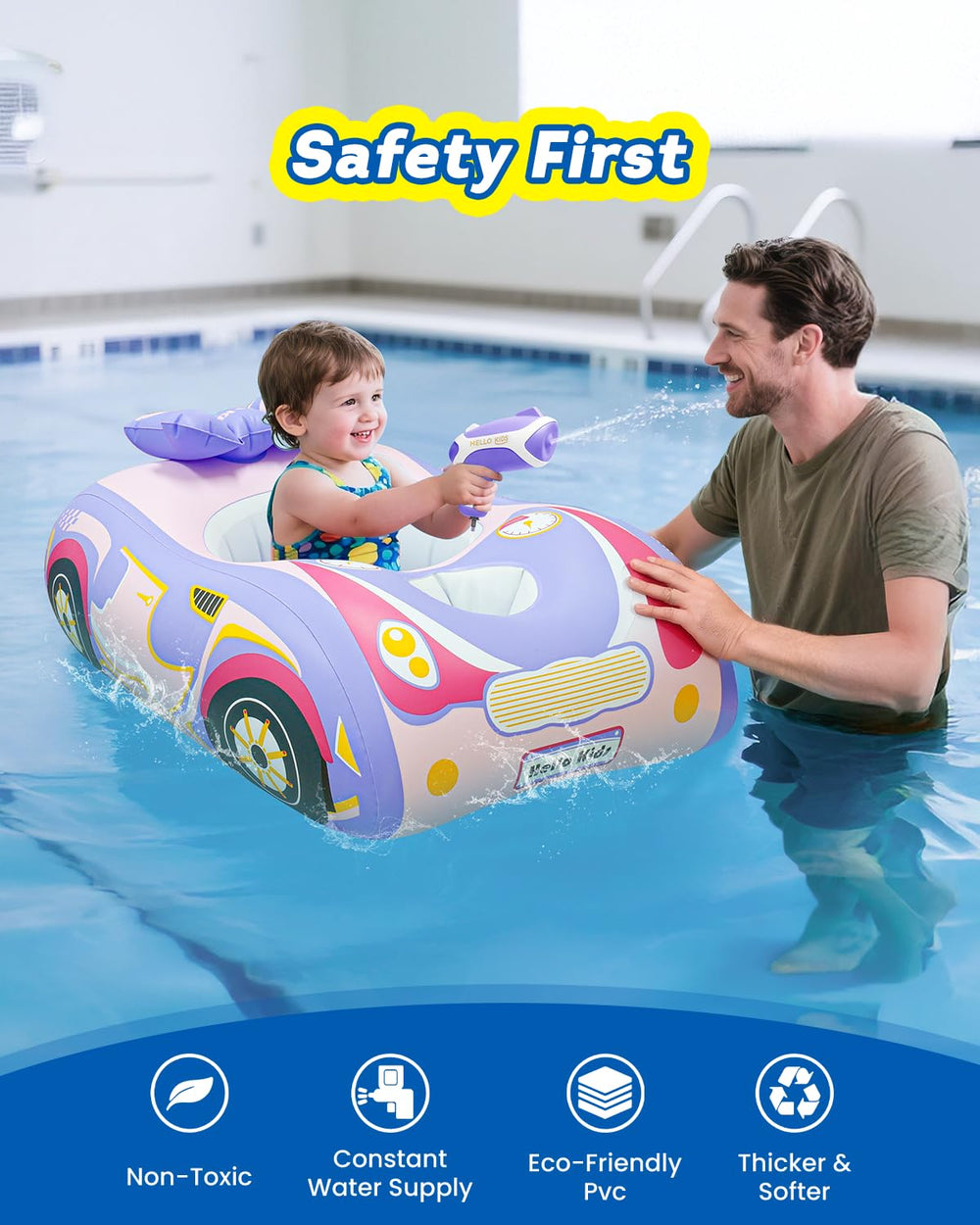 artcool safety architecture with thick PVC and anti-flip design for safer play.