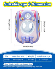 artcool travel pack inflatable float folds compactly for easy on-the-go fun.