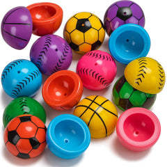 ArtCreativity 1.25-inch vinyl sport ball poppers in a 24-pack for active play.