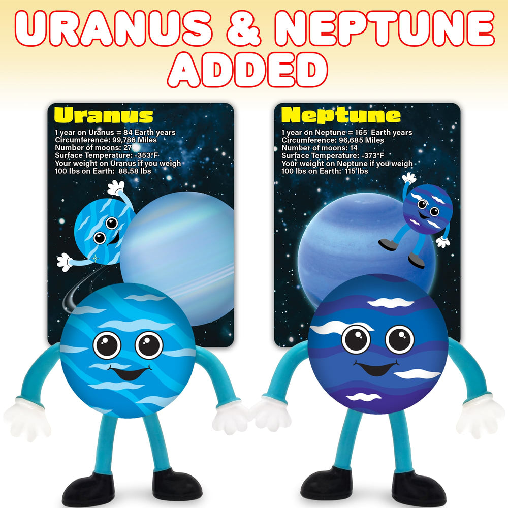 ArtCreativity Bendable Planets Earth figure encourages spatial thinking during play