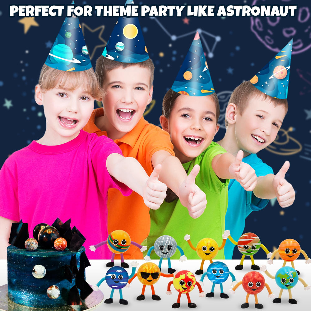 ArtCreativity Bendable Planets Moon toy inspires lunar themed storytelling and fine motor play