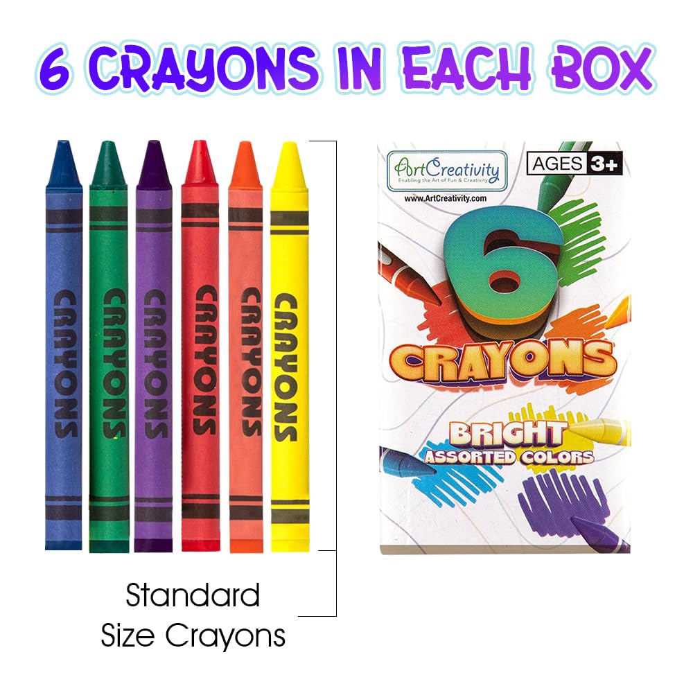 ArtCreativity six-color set with red, orange, yellow, green, blue, purple