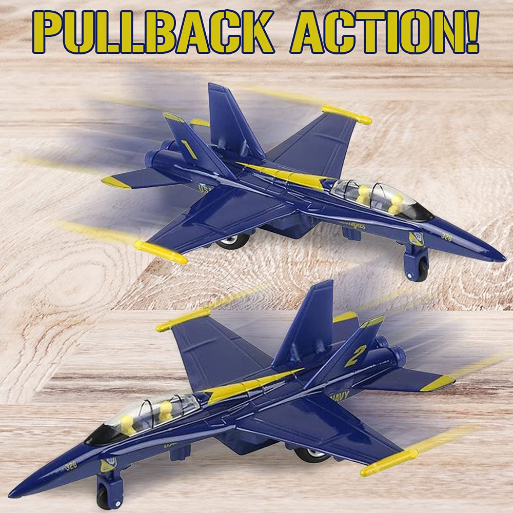 ArtCreativity Blue Angel jet wings with crisp detailing.