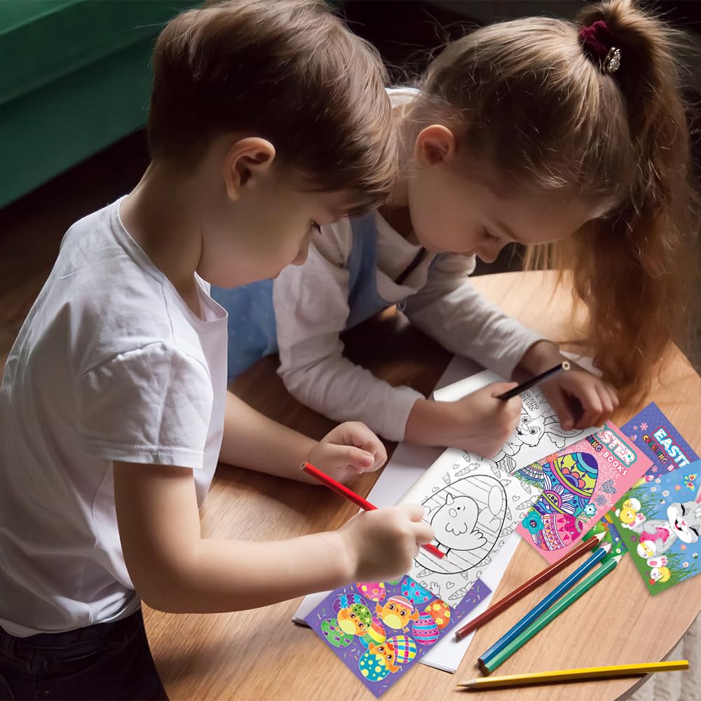 ArtCreativity Easter mini coloring books for classroom activities, easy to share