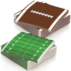 ArtCreativity football-napkins with football design for game-day table decor and easy cleanup.