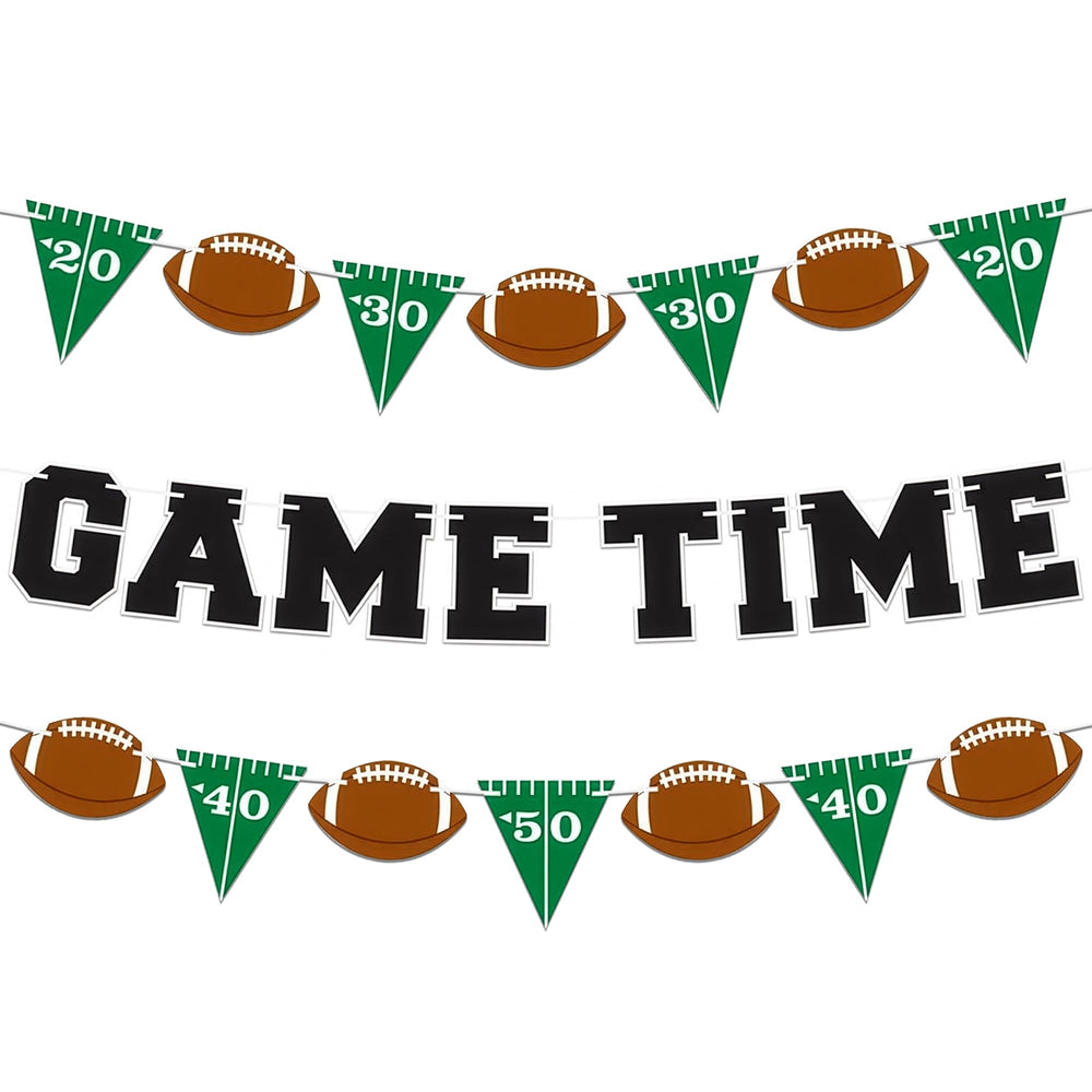 ArtCreativity Game Time letters banner adds bold messaging to game-day decor