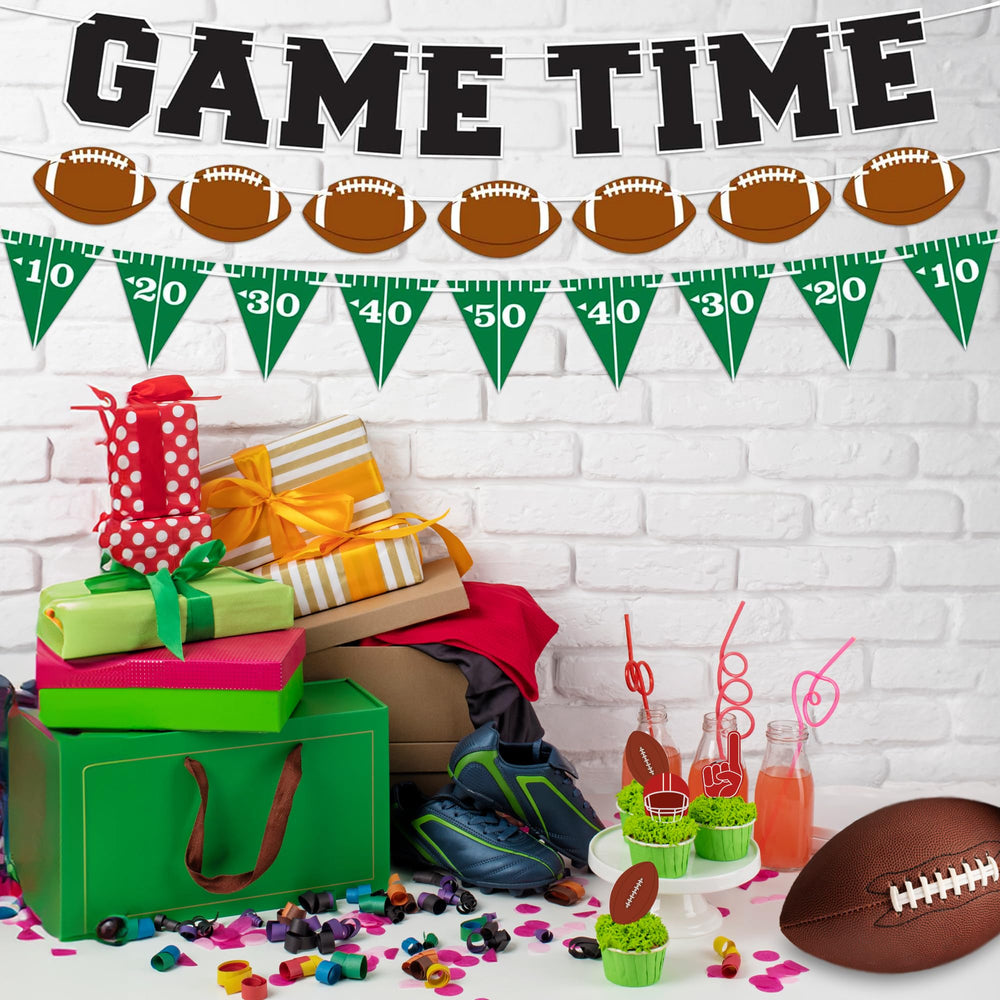 ArtCreativity Game Time banner set creates photo-ready backdrops for sports events