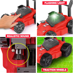 ArtCreativity startup-sound mower invites kids to enjoy role-play adventures outdoors.