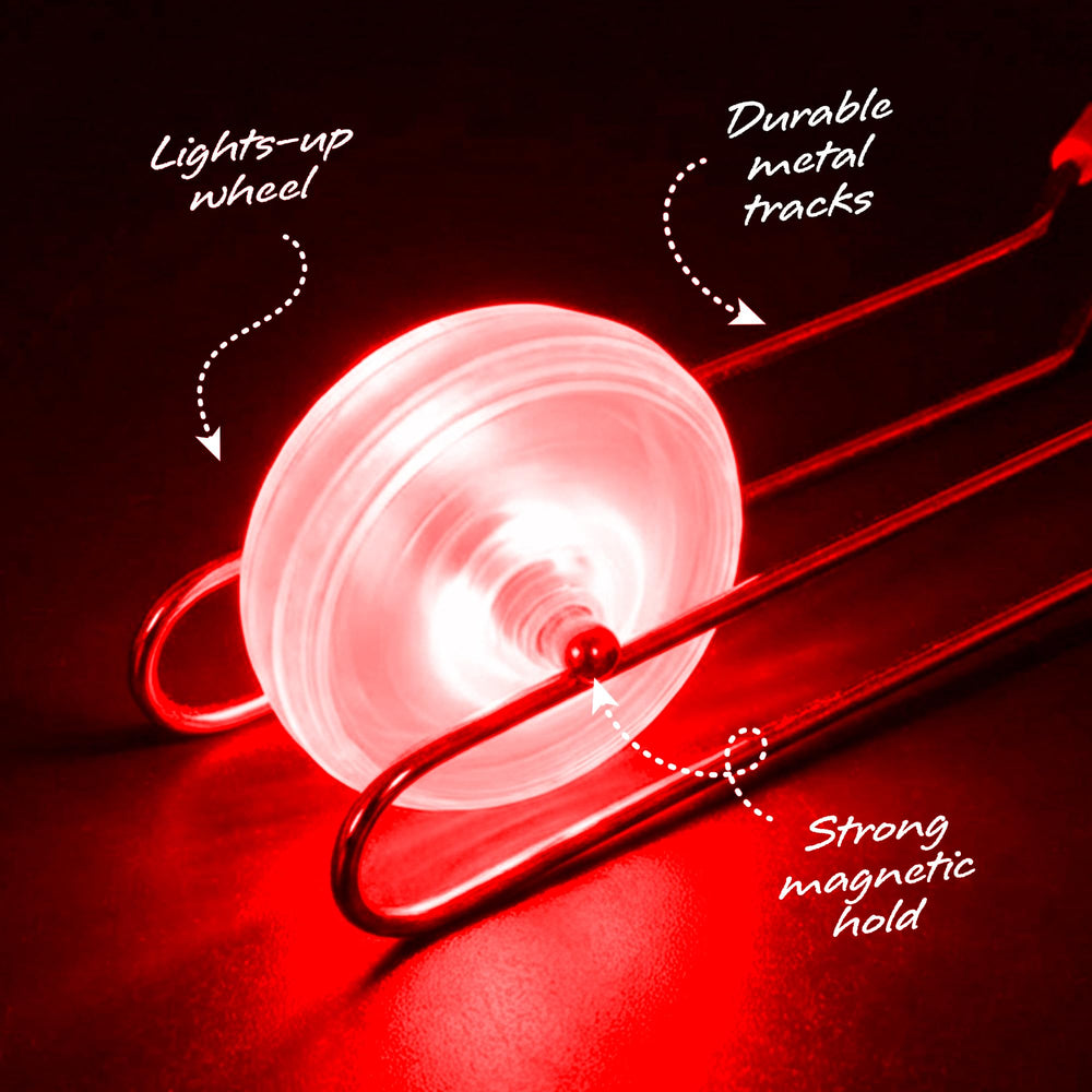 ArtCreativity magnetic gyro wheel spins smoothly, boosting fine motor practice during play.