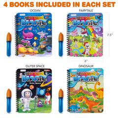 ArtCreativity Space theme magic water coloring book; convenient on-the-go art.