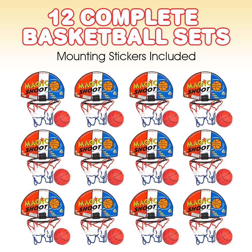 ArtCreativity mini basketball game includes a bright mini ball for play.