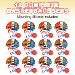 ArtCreativity mini basketball game includes a bright mini ball for play.