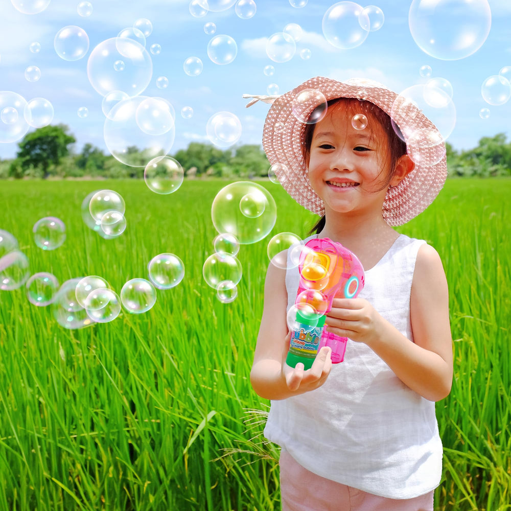 ArtCreativity portable bubble blaster is lightweight for small hands