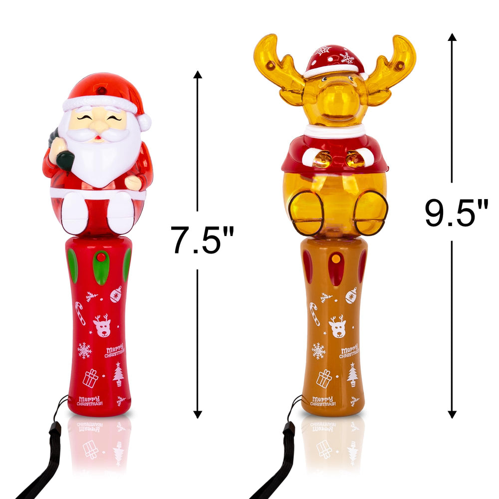 ArtCreativity Santa LED wand adds magical light to party games.