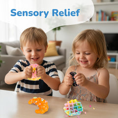 ArtCreativity squishy treats displaying glitter details and color pop