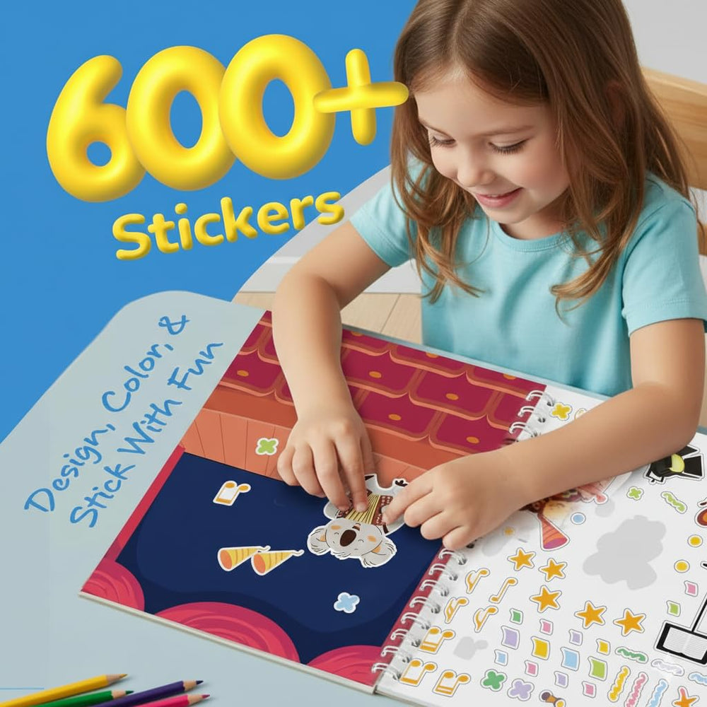 ArtCreativity travel-friendly activity book offers screen-free fun on the go.