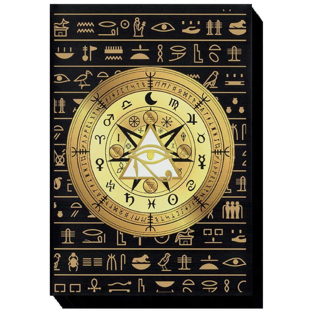 ARTDUEL Eye of Horus sleeves front view for card protection
