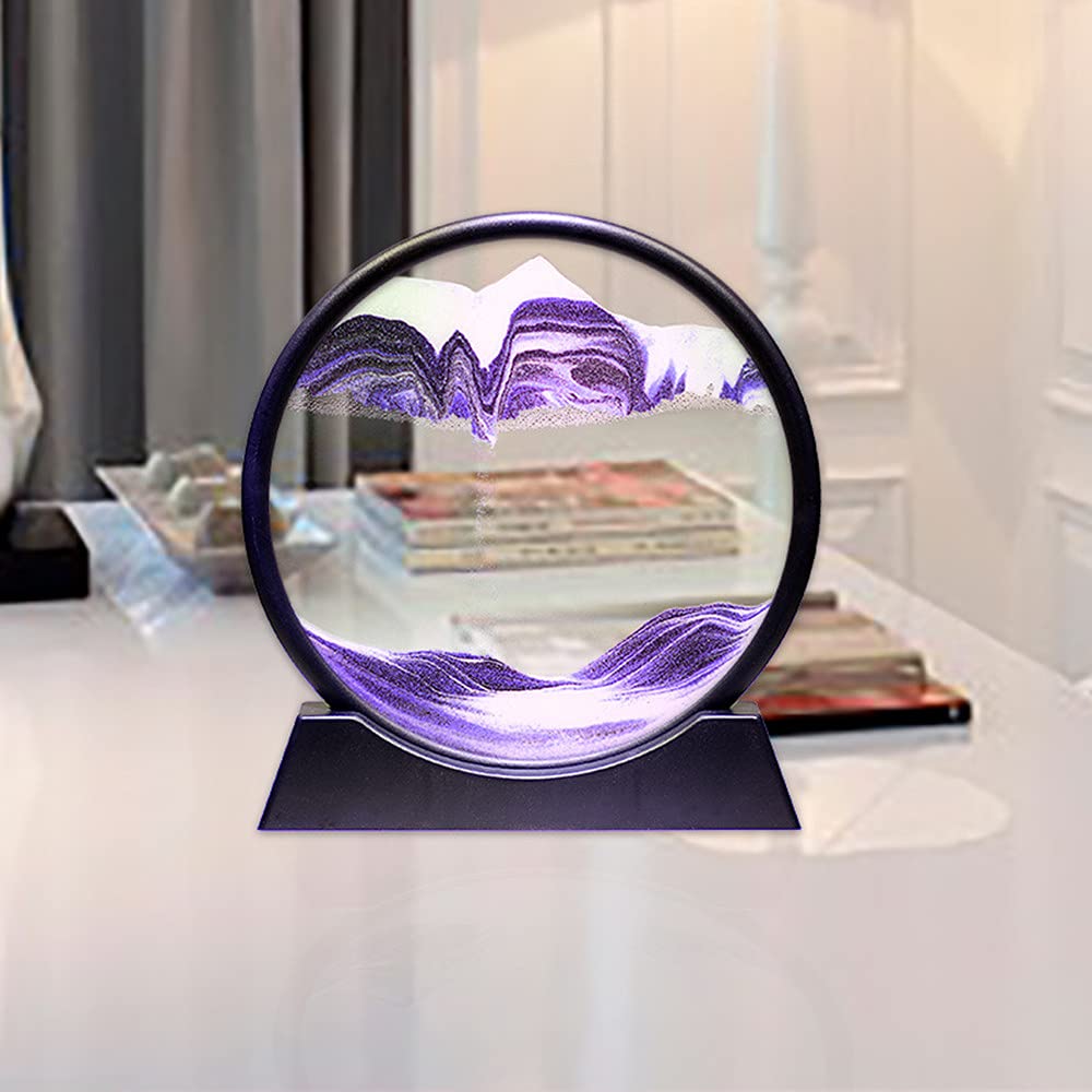 Arthink desktop sensory art adds a soothing workspace focal point.