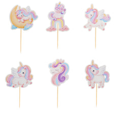 Arthsdite unicorn toppers suit baby showers and unicorn-themed parties