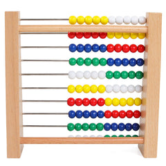 Artist Unknown Abacus wooden counting frame promotes early number sense for kids