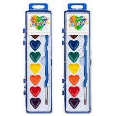 ARTLYMERS heart watercolor set for kids—soft colors for little painters' first masterpieces.