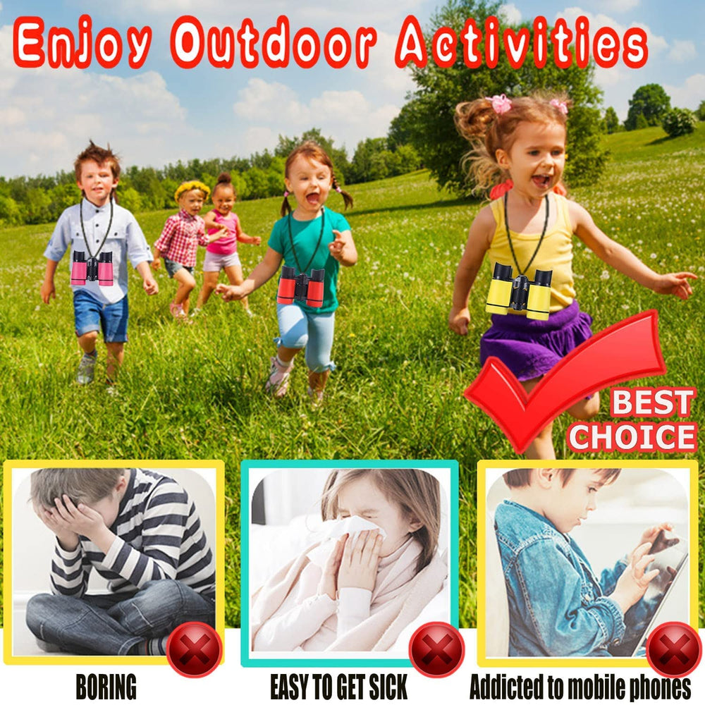 Artomide Kids Binoculars crystal clear 4x30 view ideal for bird watching.