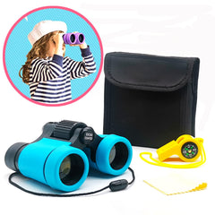 ARTOMIDE Kids Binoculars folded compact design for easy storage.