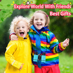 ARTOMIDE Kids Binoculars lightweight and kid-friendly for small hands.