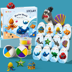 ARTPAR Air-Dry Clay Kit in a colorful box for mess-free sculpting.