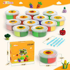 ARTPAR kit showing colors and sculpting tools for easy, mess-free crafting