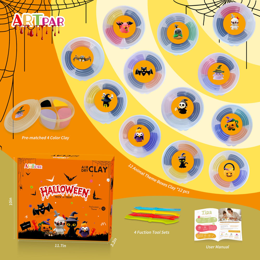 ARTPAR air-dry clay offers ultra-soft texture for easy shaping and learning.