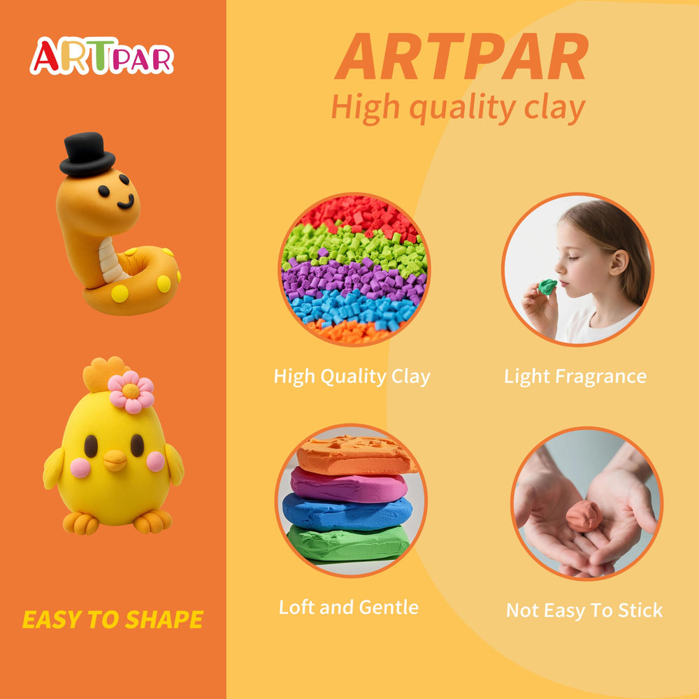 ARTPAR ready-to-gift gift box with illustrated guides and storage case.