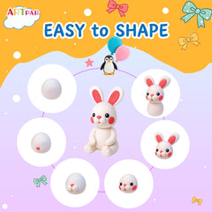ARTPAR kid-friendly clay invites classroom or home play to spark imagination.